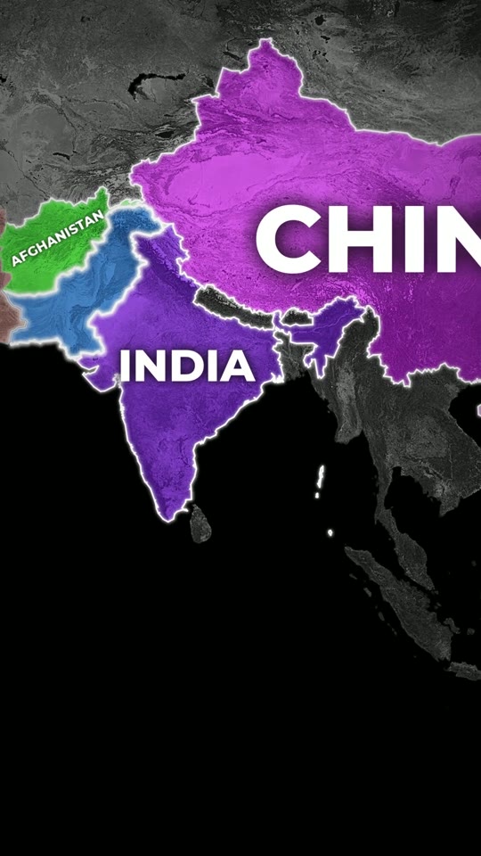 2D Map Animation - a sample frame