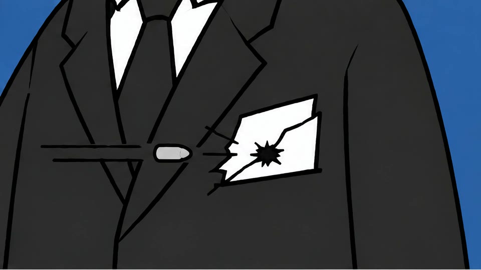 2D Stickman Animation - a sample frame